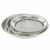 Tris Stampi Per Crostata Torte Dessert Pasticcini In Latta 24/28/32 Cm Teglie 007910a