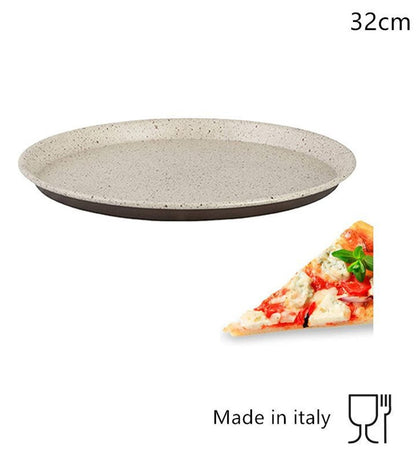 Tortiera Bordata Bassa Per Pizza Forno Rotonda Antiaderente 32cm Rustic Cucina 367320