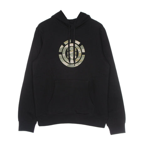 ELEMENT Felpa Cappuccio Uomo Landscape Camo Hoodie Flint Black da uomo