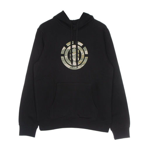 ELEMENT Felpa Cappuccio Uomo Landscape Camo Hoodie Flint Black da uomo