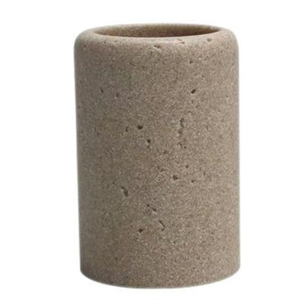 Bicchiere Porta Spazzolini Pietra Cemento Naturale Accessorio Arredo Da Bagno 87824