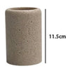 Bicchiere Porta Spazzolini Pietra Cemento Naturale Accessorio Arredo Da Bagno 87824