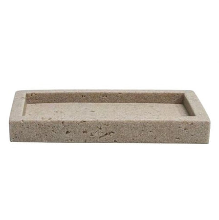 Piatto Porta Sapone Saponetta Pietra Cemento Naturale Accessorio Arredo Da Bagno 87825