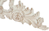 Biscottini Sopraporta in legno finitura bianco anticato L73xPR4xH26 cm Made in Italy