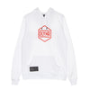 DOLLY NOIRE Felpa Cappuccio Uomo Logo Dlynr Hoodie White da uomo