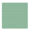 Tappeto Tappetino Verde Pvc Antiscivolo Per Vasca Bagno Doccia Quadrato 52x52cm 79764