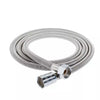 Tubo Flessibile Doccia Soffione Doccino Vasca Bagno 1.8mt Antipiega Acciaio Cromato 69228