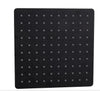 Soffione Doccia Ultra Slim Quadrato 25x25cm Bagno Miscelatore Nero Attacco Universale 87883