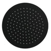 Soffione Doccia Ultra Slim Rotondo ø25cm Nero Attacco Universale ½ Bagno Miscelatore 87885