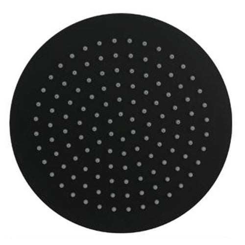 Soffione Doccia Ultra Slim Rotondo ø25cm Nero Attacco Universale ½ Bagno Miscelatore 87885