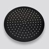 Soffione Doccia Ultra Slim Rotondo ø25cm Nero Attacco Universale ½ Bagno Miscelatore 87885