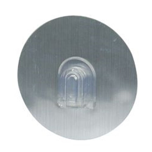 Supporto Base Con Biadesivo Rotondo Ricambio Per Ventosa 8x1.5x8cm Bagno Cucina 79831