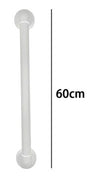 Maniglione Per Bagno 60cm Di Sicurezza Sostegno Doccia Per Disabili Anziani Bianco 005325