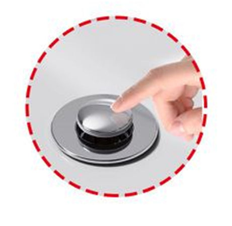 Tappo Per Lavandino Pop Up Di Scarico Filtro Universale Bagno Cucina Lavabo Lavello 87337