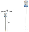 Tubo Flessibile Flessibili Rubinetto Miscelatore Acqua 40 Cm øf3/8 X M10/1 L3cm 79913