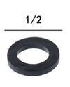 Set 12 Pz Guarnizioni In Gomma Nera 1/2 O-ring Tubo Idraulica Acqua Bagno 59116