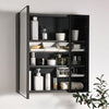 Vassoio Multiuso Armadietto Organizzatore Accessori Bagno Trucco Bianco 117x77x83mm 10853