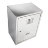 Cassetta gas H 55 x L 30 x P 30cm cassonetto contenitore inox per contatore