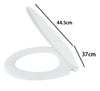 Copriwater Uf Universale Sedile Wc Water Bagno Forma O Chiusura Ammortizzata Bianco 87644