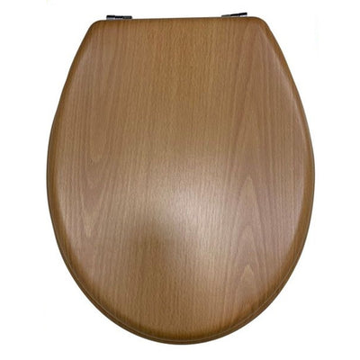 Copriwater Universale Sedile Copri Wc Water Per Bagno In Legno 18 Con Cerniere 52952a
