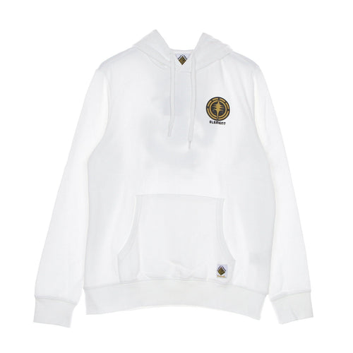 ELEMENT Felpa Cappuccio Uomo Rotation Hoodie X Timber Optic White da uomo