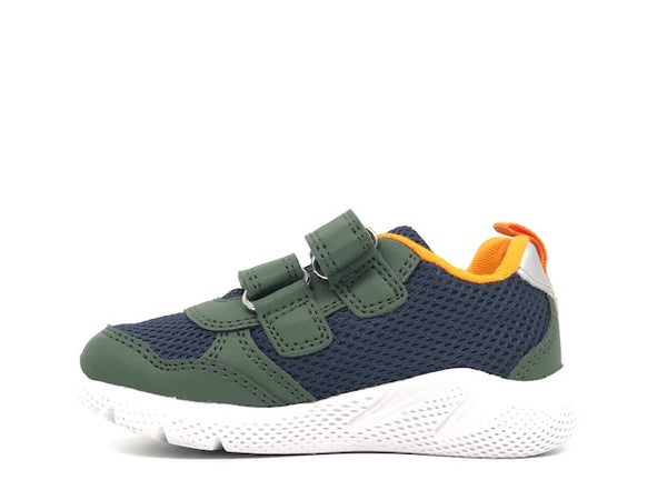 GEOX Sneaker Bambino Sprintye Green/ Orange