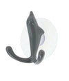 Gancio Appendino Adesivo Doppio Appendiabiti Parete Cucina Bagno Design Delfino Colorato 10810