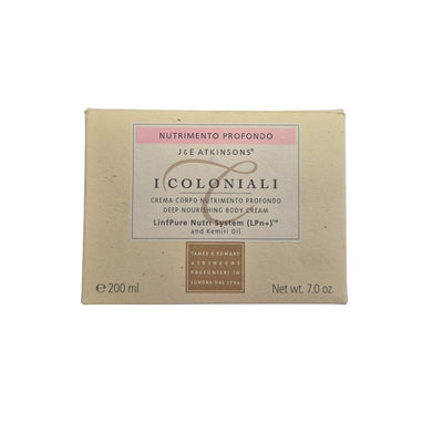Crema Corpo Nutrimento Profondo 200 Ml I Cloniali Linfpure
