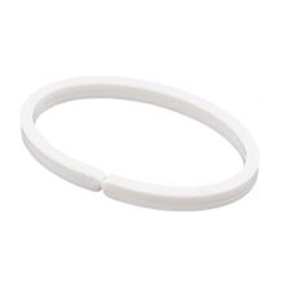 Set Anelli Gancio In Plastica Per Tenda Doccia Box Bagno Bianchi 31 X 53 Mm 87351