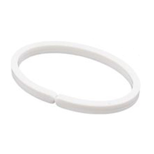 Set Anelli Gancio In Plastica Per Tenda Doccia Box Bagno Bianchi 31 X 53 Mm 87351