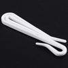 Set Ganci Per Tende A Pieghe Regolabile In Plastica Bianche Lungo 75 Mm Casa Bagno 87354