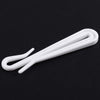 Set Ganci Per Tende A Pieghe Regolabile In Plastica Bianche Lungo 75 Mm Casa Bagno 87354
