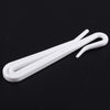 Set Ganci Per Tende A Pieghe Regolabile In Plastica Bianche Lungo 75 Mm Casa Bagno 87354