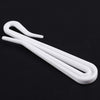 Set Ganci Per Tende A Pieghe Regolabile In Plastica Bianche Lungo 75 Mm Casa Bagno 87354