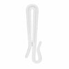 Set Ganci Per Tende A Pieghe Regolabile In Plastica Bianche Lungo 75 Mm Casa Bagno 87354