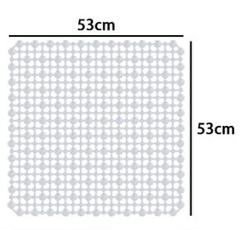 Tappeto Antiscivolo Tappetino Per Vasca Da Bagno Doccia Quadrato 53 X 53 Cm 10785