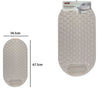 Tappeto Tappetino Antiscivolo Per Vasca Da Bagno Doccia 34.5 X 67.5 Cm Beige 10790