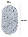 Tappeto Antiscivolo Per Vasca Da Bagno Doccia 38x68.5cm Effetto Granito Astratto 10792