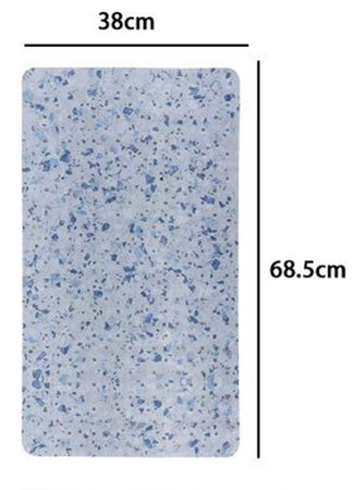 Tappeto Antiscivolo Per Vasca Da Bagno Doccia 38 X 68.5 Cm Effetto Marmo Granito 10793