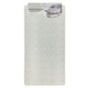 Tappeto Antiscivolo Effetto Intrecciato Bianco Per Vasca Da Bagno Doccia 35x69.5cm 10794