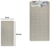 Tappeto Antiscivolo Effetto Intrecciato Beige Per Vasca Da Bagno Doccia 35x69.5cm 10795