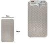 Tappeto Antiscivolo Intreccio Geometrico Beige Per Vasca Da Bagno Doccia 40x74cm 10798