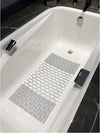Tappeto Antiscivolo Da Vasca Bagno Doccia 39,5x73,5cm Effetto Mattoncini Bicolore 10800