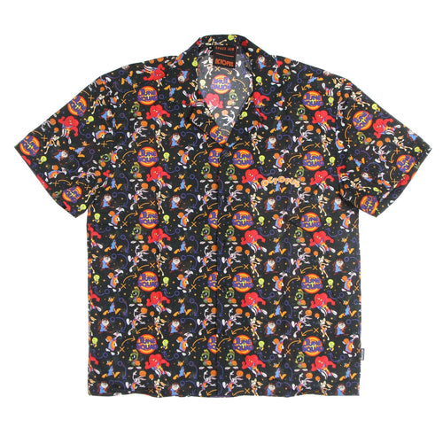 OCTOPUS Camicia Manica Corta Uomo Legacy Shirt X Space Jam Black da uomo