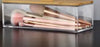 Contenitore Organizer Per Cosmetici Portatrucchi Trasparente Con Coperchio In Legno 10828