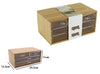 Porta Gioielli Cosmetici Con 4 Cassetti Organizzatore Casa In Legno 24.3x15.3x11cm 10832