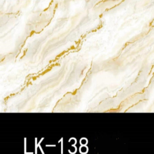 Pannello Adesivo Effetto Marmo Bianco Dorato 120x300cm Pareti Paraschizzi Stanza Cucina