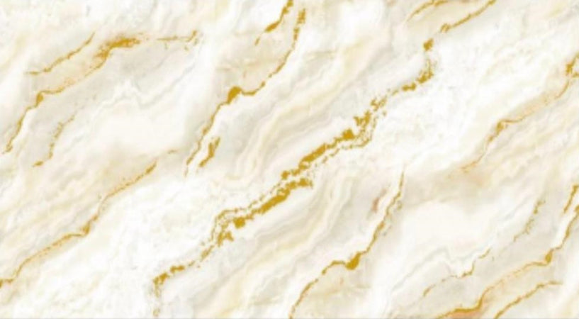 Pannello Adesivo Effetto Marmo Bianco Dorato 120x300cm Pareti Paraschizzi Stanza Cucina