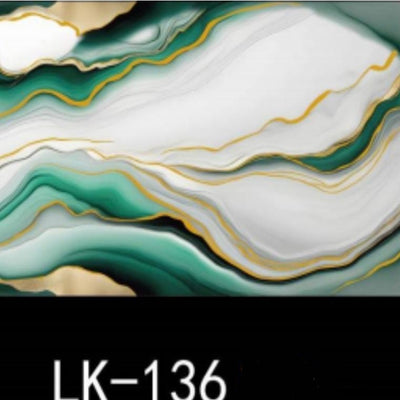 Pannello Adesivo Effetto Marmo Fluido Bianco Verde Oro 120x300cm Pareti Paraschizzi Stanza