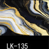 Pannello Adesivo Effetto Marmo Nero Fluido Venato Oro Bianco 120x300cm Pareti Paraschizzi